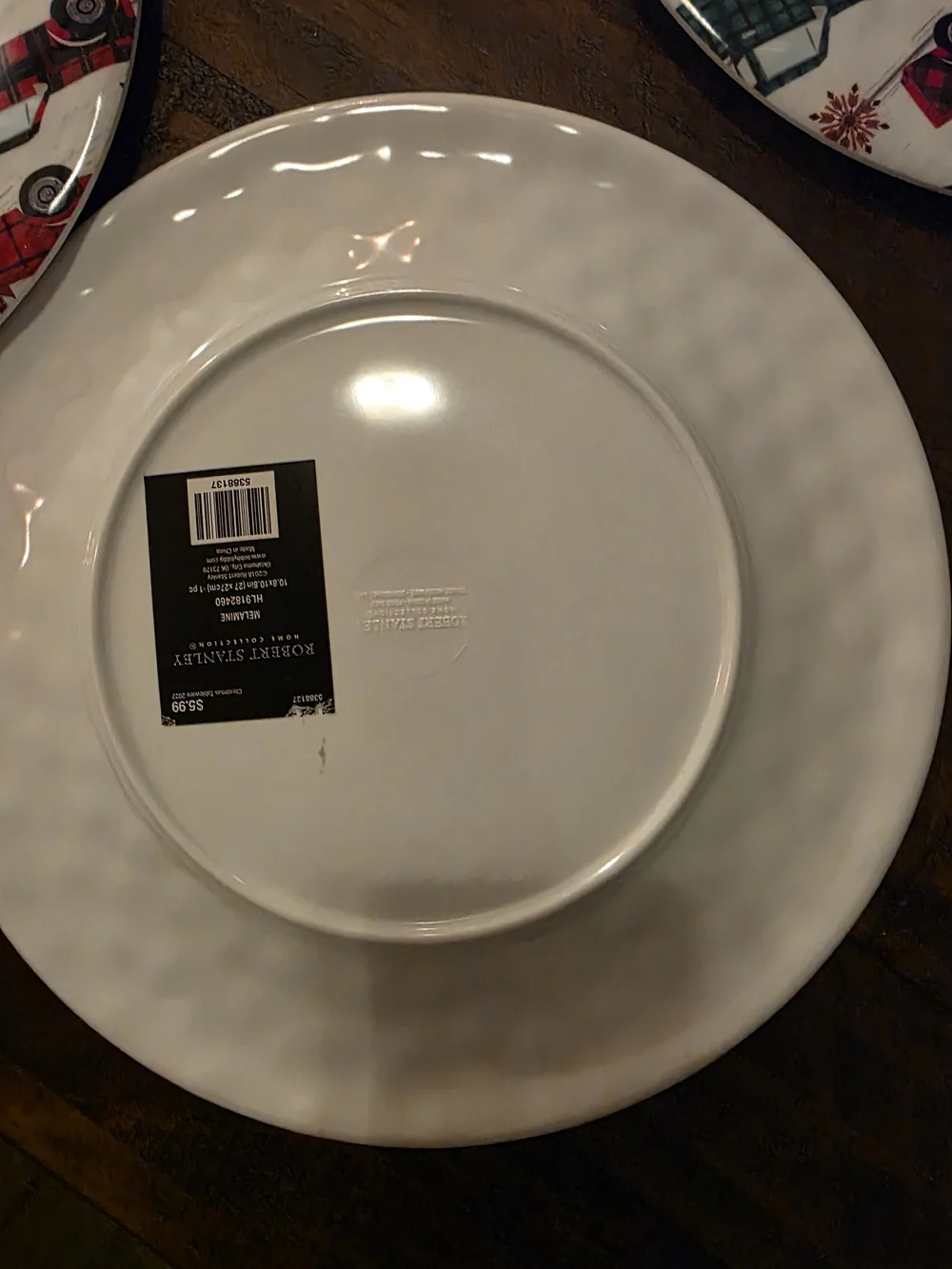 Christmas Placemates And Plates With Trucks